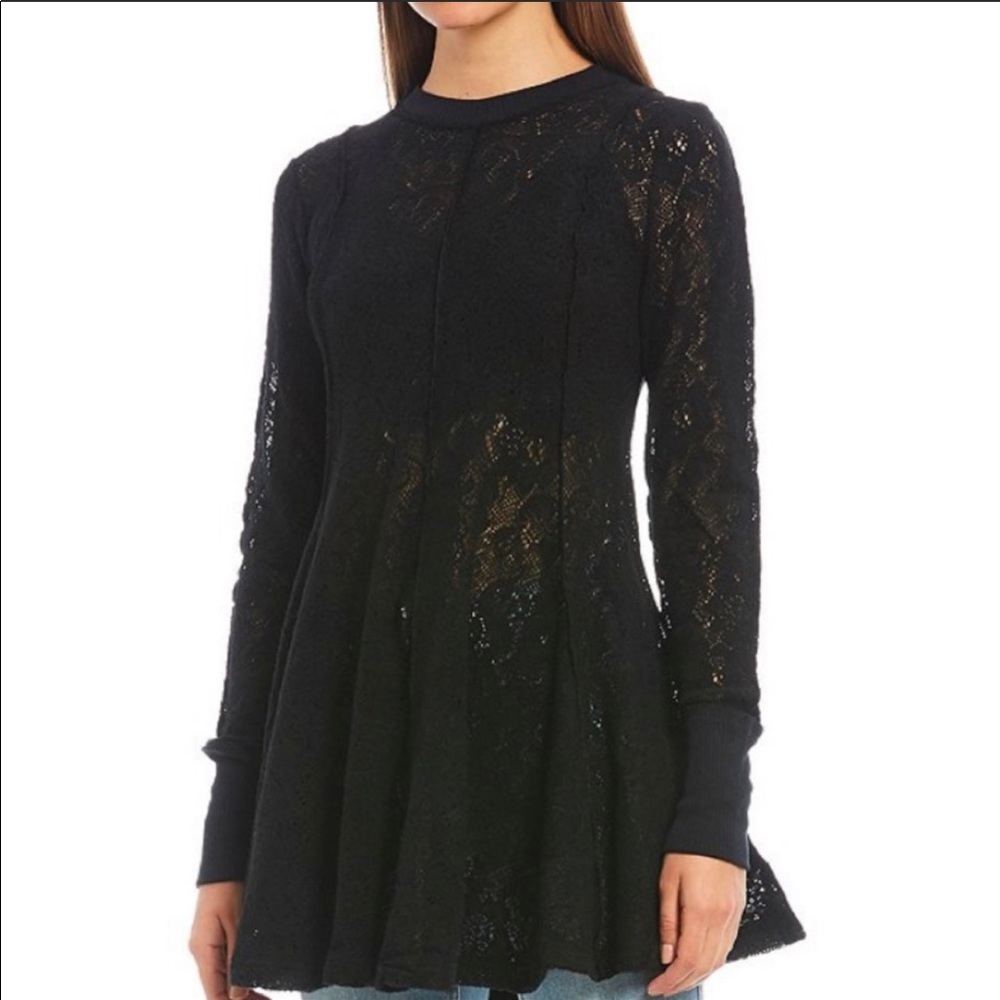 Free People Coffee In The Morning Top